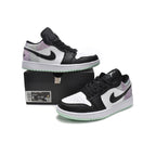 Nike Air Jordan 1 Low SE Weiß Schwarz Effetto Tie Dye