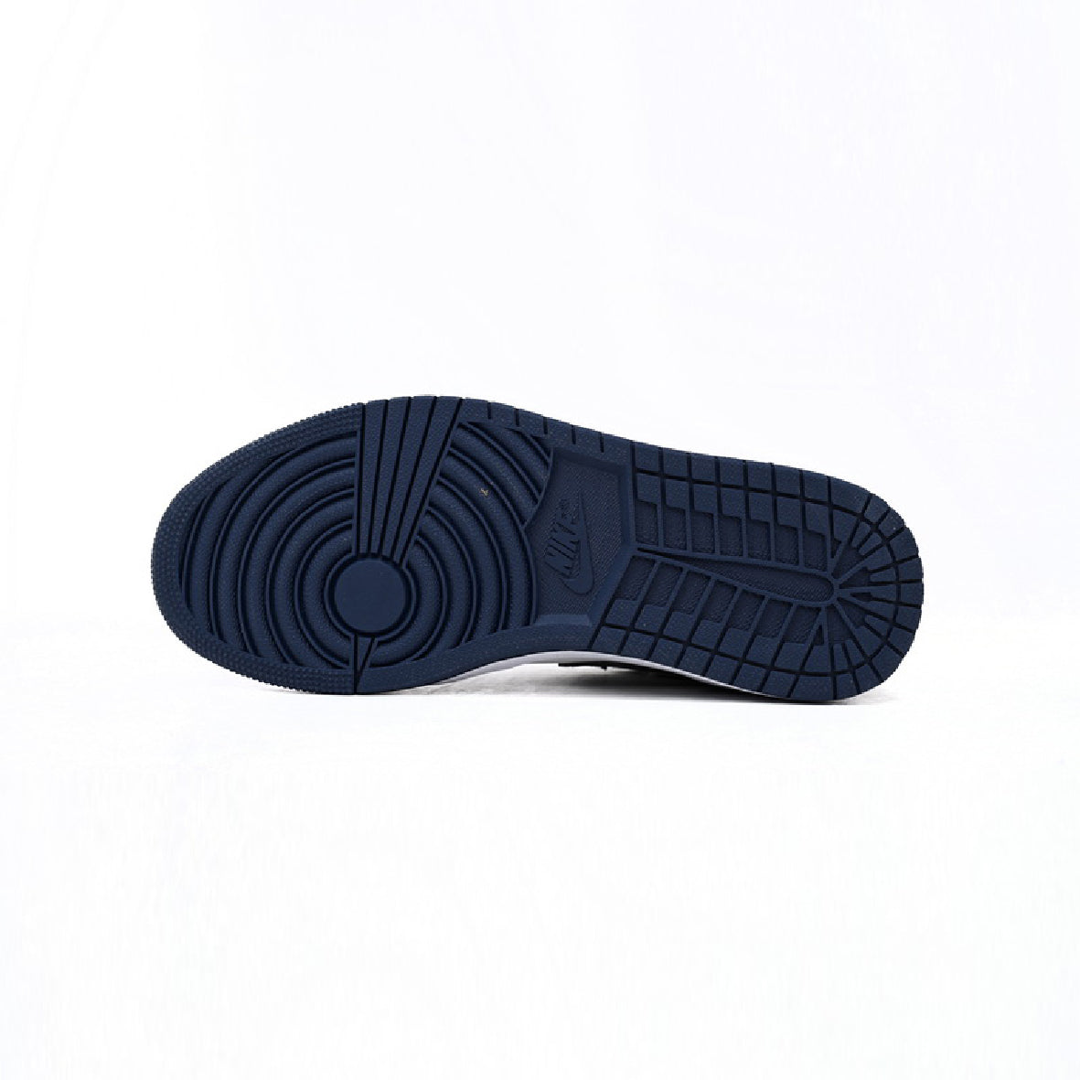Nike Air Jordan 1 Low Weiß Grau Blau Leder Premium