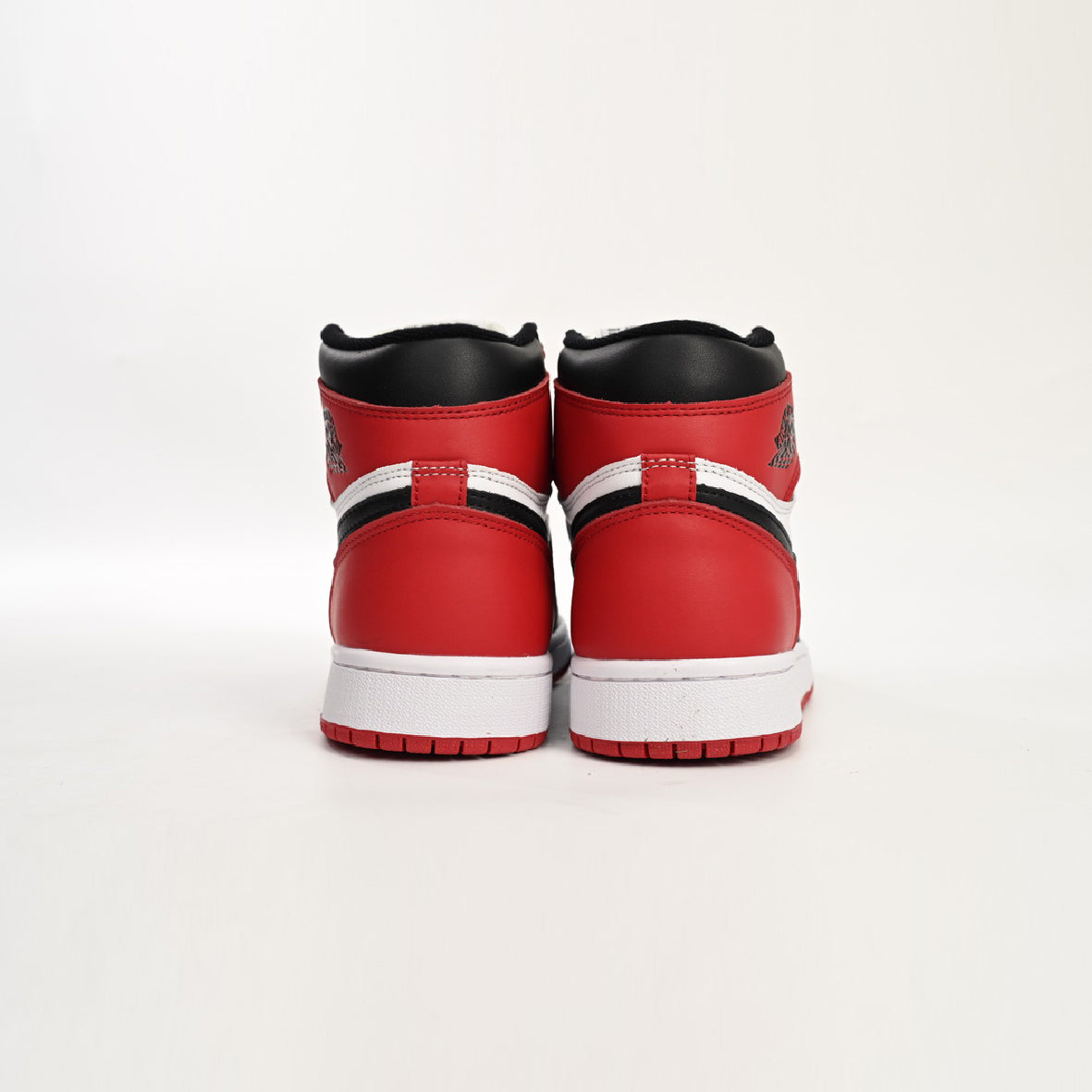 Nike Air Jordan 1 Retro High Satin Schwarz Toe Rot Schwarz Weiß
