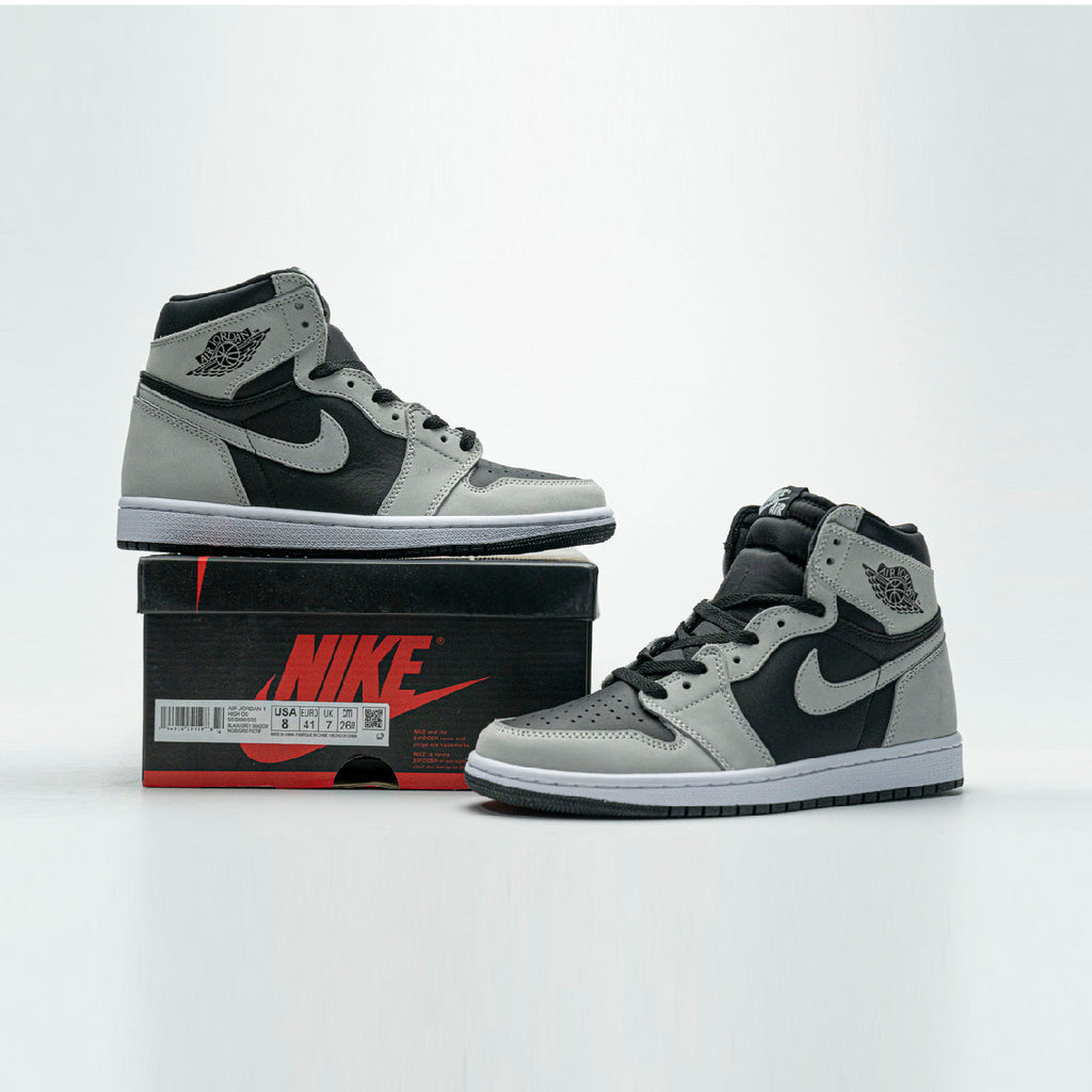 Nike Air Jordan 1 Retro High Shadow 2.0 Grau Schwarz Herren Damen