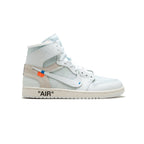 Nike Air Jordan 1 Retro High x Off-Weiß Euro Weiß Neutro Herren Damen