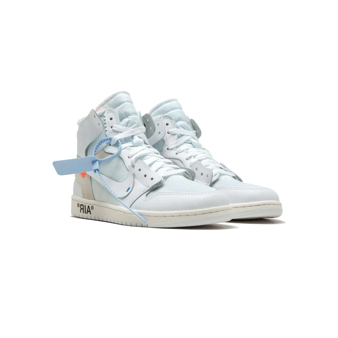 Nike Air Jordan 1 Retro High x Off-Weiß Euro Weiß Neutro Herren Damen