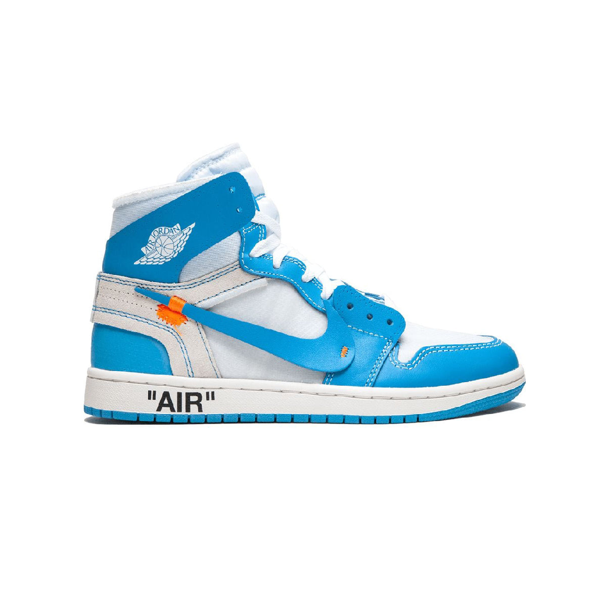 Nike Air Jordan 1 Retro High x Off-Weiß University Blau Weiß Hellblau