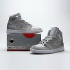 Nike Air Jordan 1 High OG Japan Grau Neutral in Leder