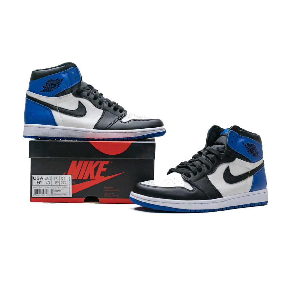 Nike Air Jordan 1 Retro High OG Fragment Blau Schwarz Weiß