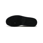 Nike Air Jordan 1 High Silber Toe Silber und Schwarz in Leder
