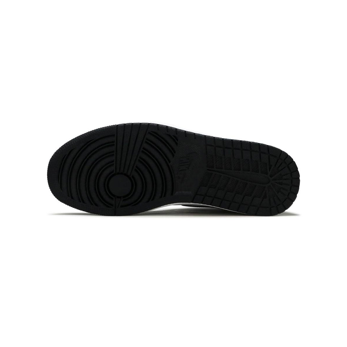 Nike Air Jordan 1 High Silber Toe Silber und Schwarz in Leder