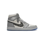 Nike Air Jordan 1 Hoch x Dior Grau Leder Premium