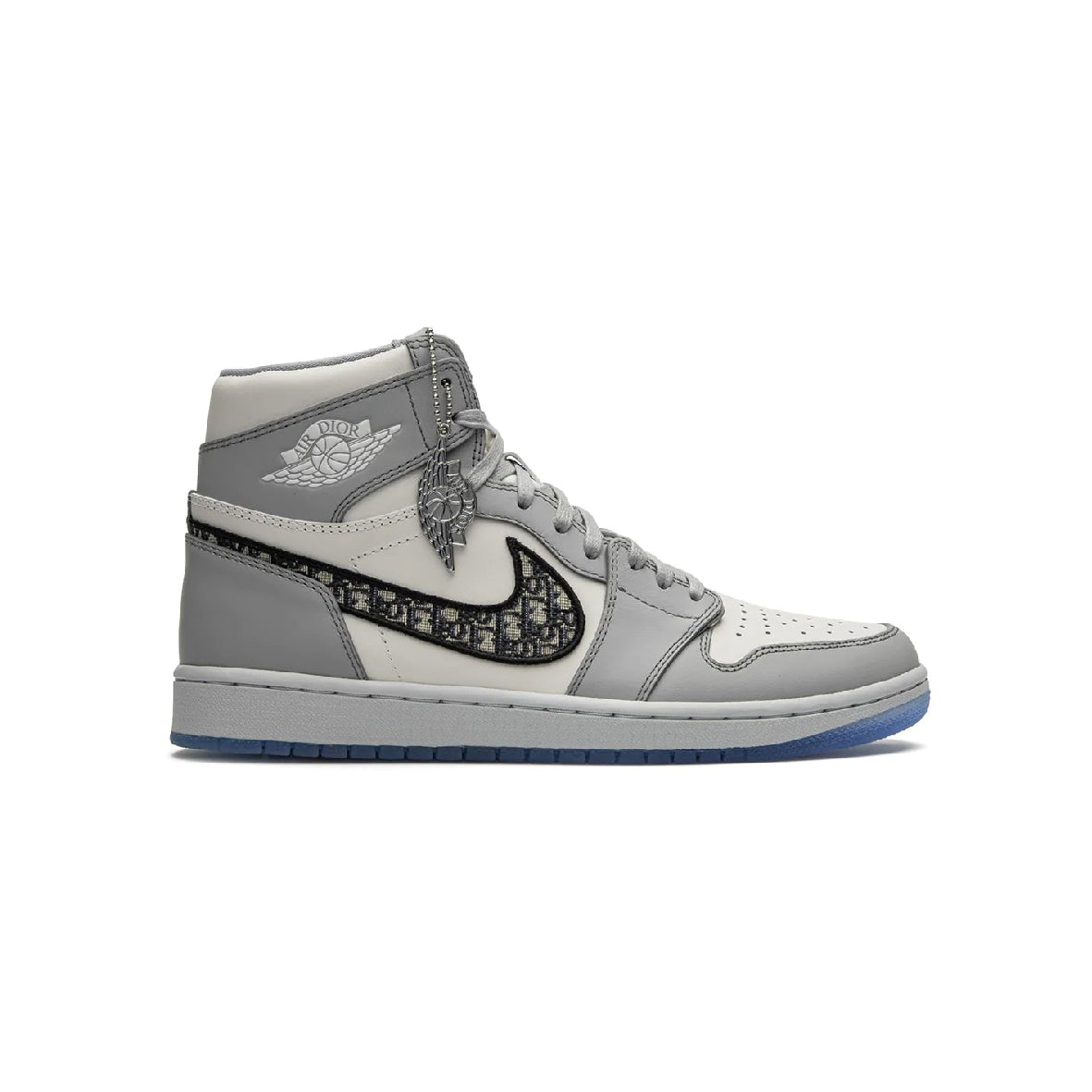 Nike Air Jordan 1 Hoch x Dior Grau Leder Premium