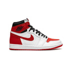 Nike Air Jordan 1 High Heritage Rot und Weiß in Leder