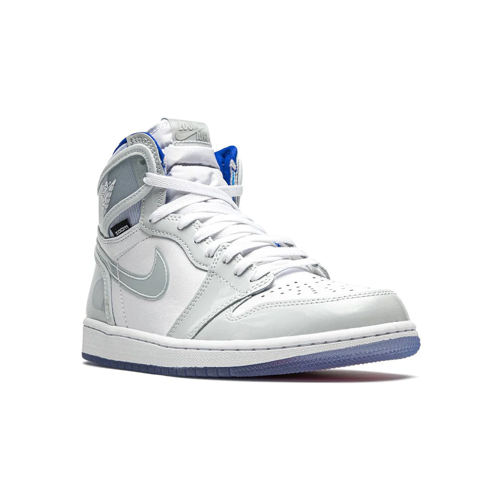 Nike Air Jordan 1 High Zoom Racer Blau Weiß Grau Herren Damen