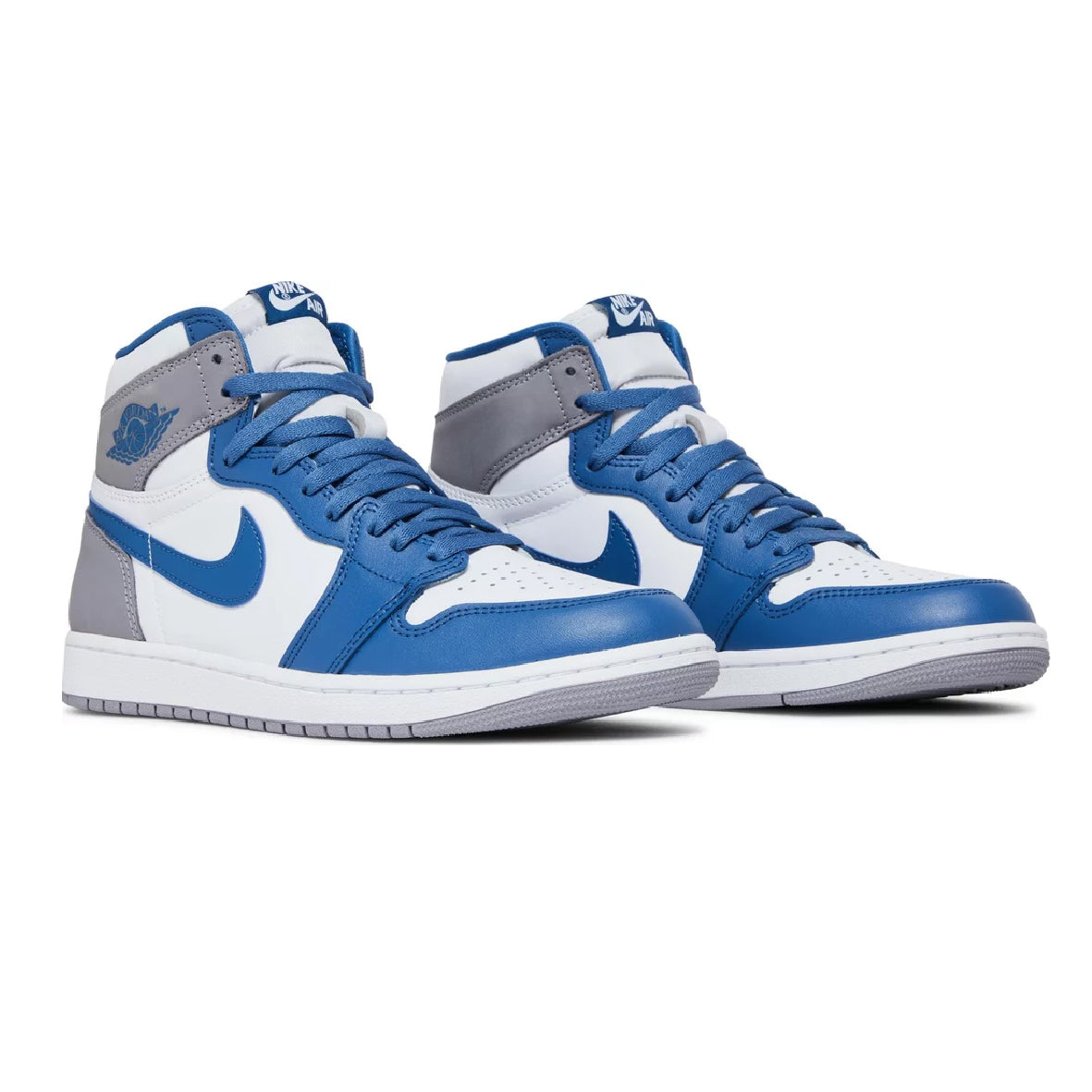 Nike Air Jordan 1 High OG True Blau Weiß und Grau