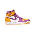 Nike Air Jordan 1 High OG Violett und Gelb Brotherhood