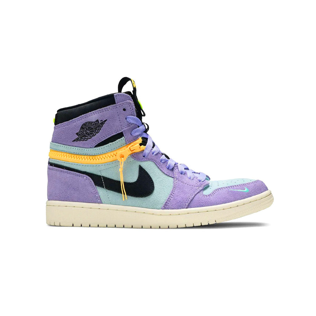Nike Air Jordan 1 High Switch Violett Violett Pulse und Hellblau