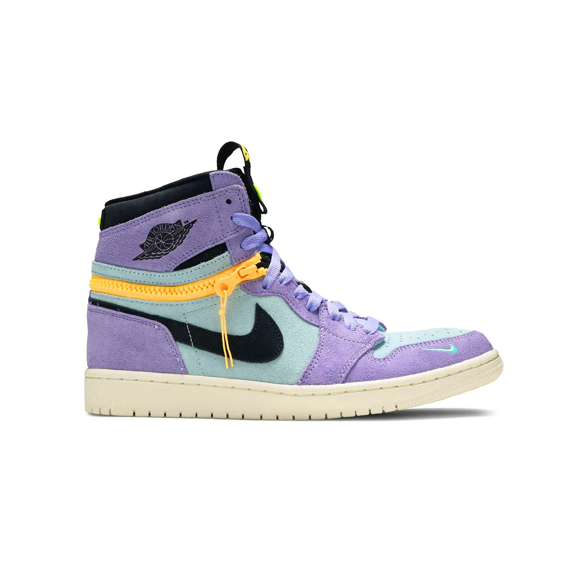 Nike Air Jordan 1 High Switch Violett Violett Pulse und Hellblau