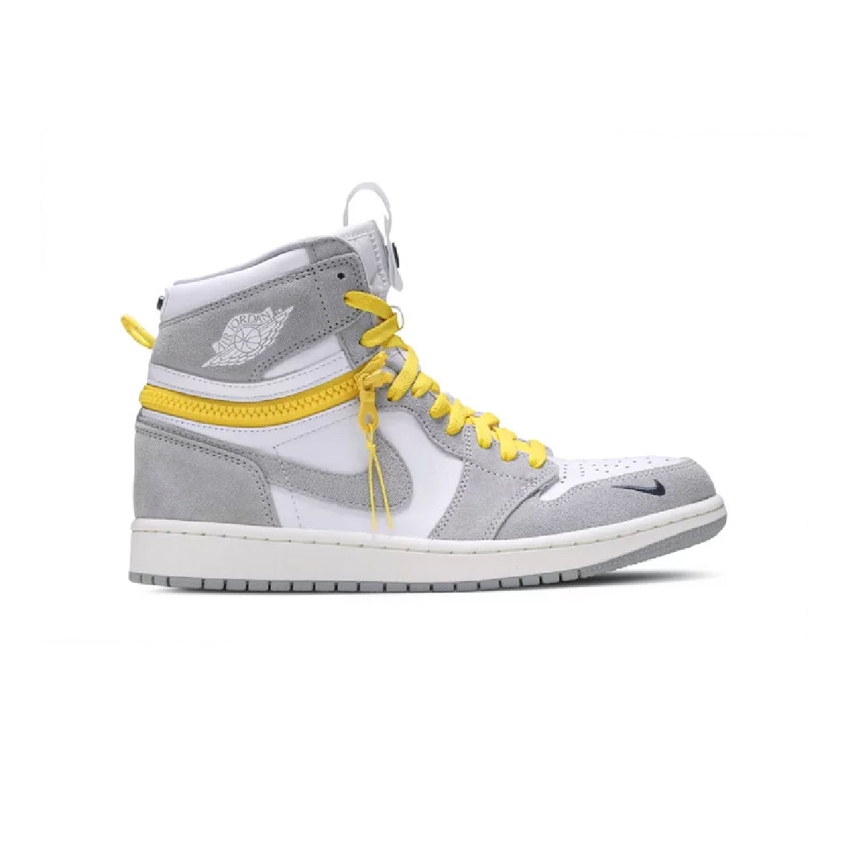 Nike Air Jordan 1 High Switch Grau Smoke und Gelb
