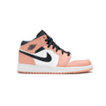 Nike Air Jordan 1 Mid Rosa Quartz Weiß Schwarz Retro