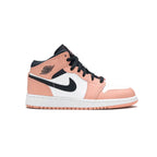 Nike Air Jordan 1 Mid Rosa Quartz Weiß Schwarz Retro