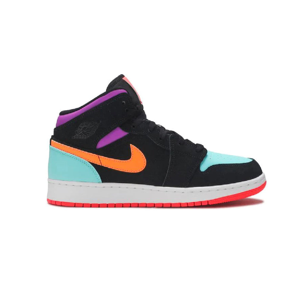 Nike Air Jordan 1 Mid Schwarz Multicolore Candy Retro