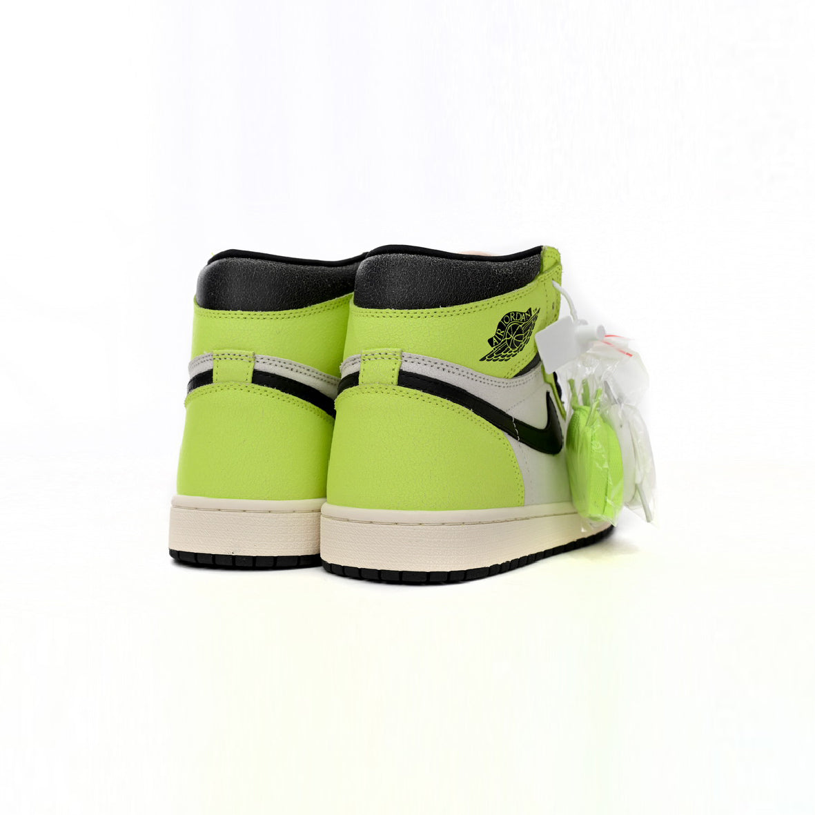 Nike Air Jordan 1 High OG Visionaire Gelb Lime und Schwarz