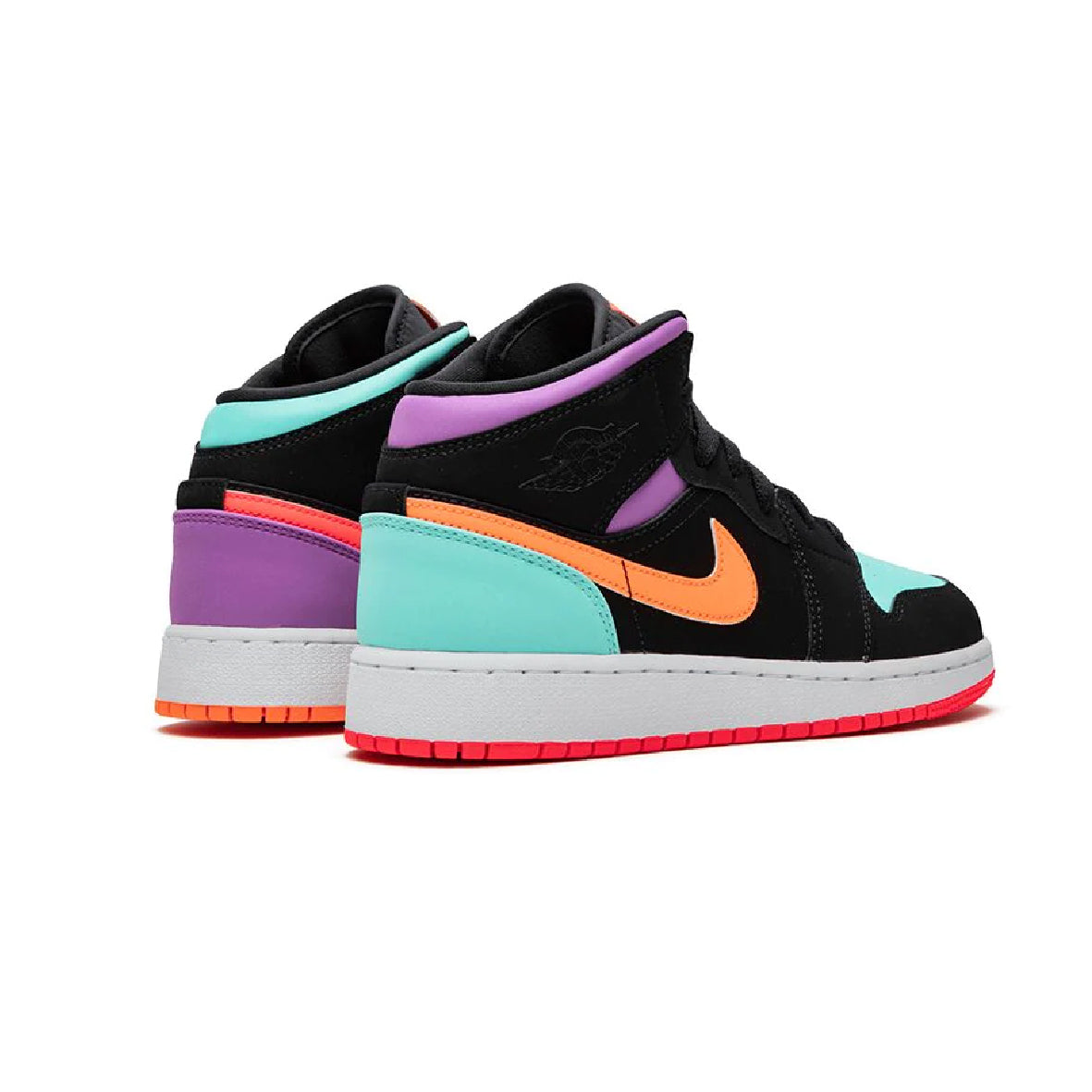 Nike Air Jordan 1 Mid Schwarz Multicolore Candy Retro