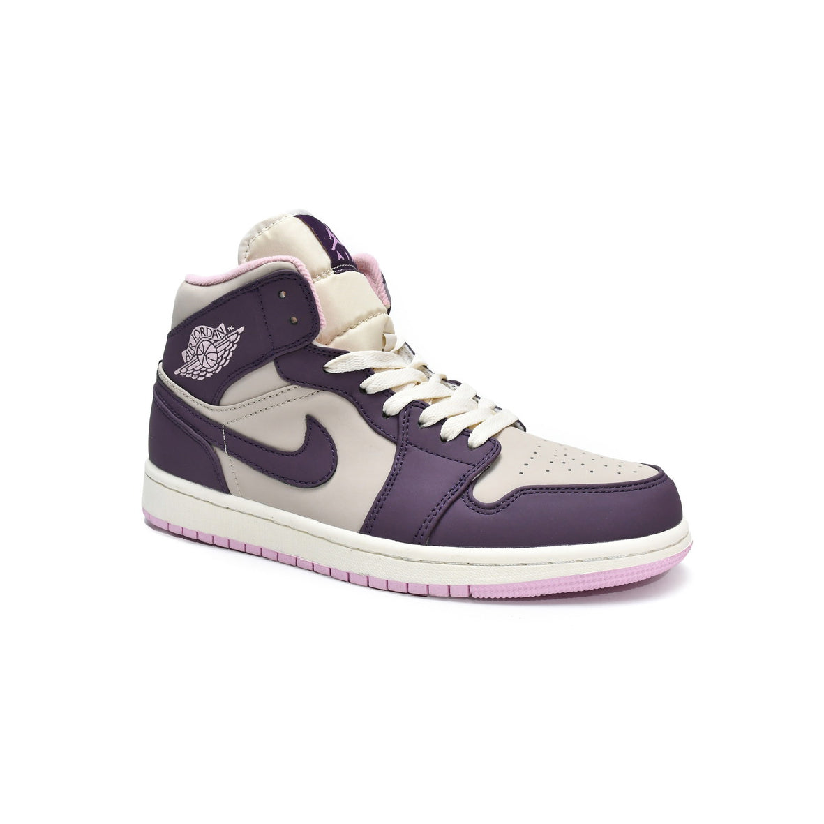 Nike Air Jordan 1 Mid GS Violett Pro Lilla Retro