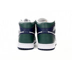 Nike Air Jordan 1 Mid Grün Noble Weiß Blau Retro
