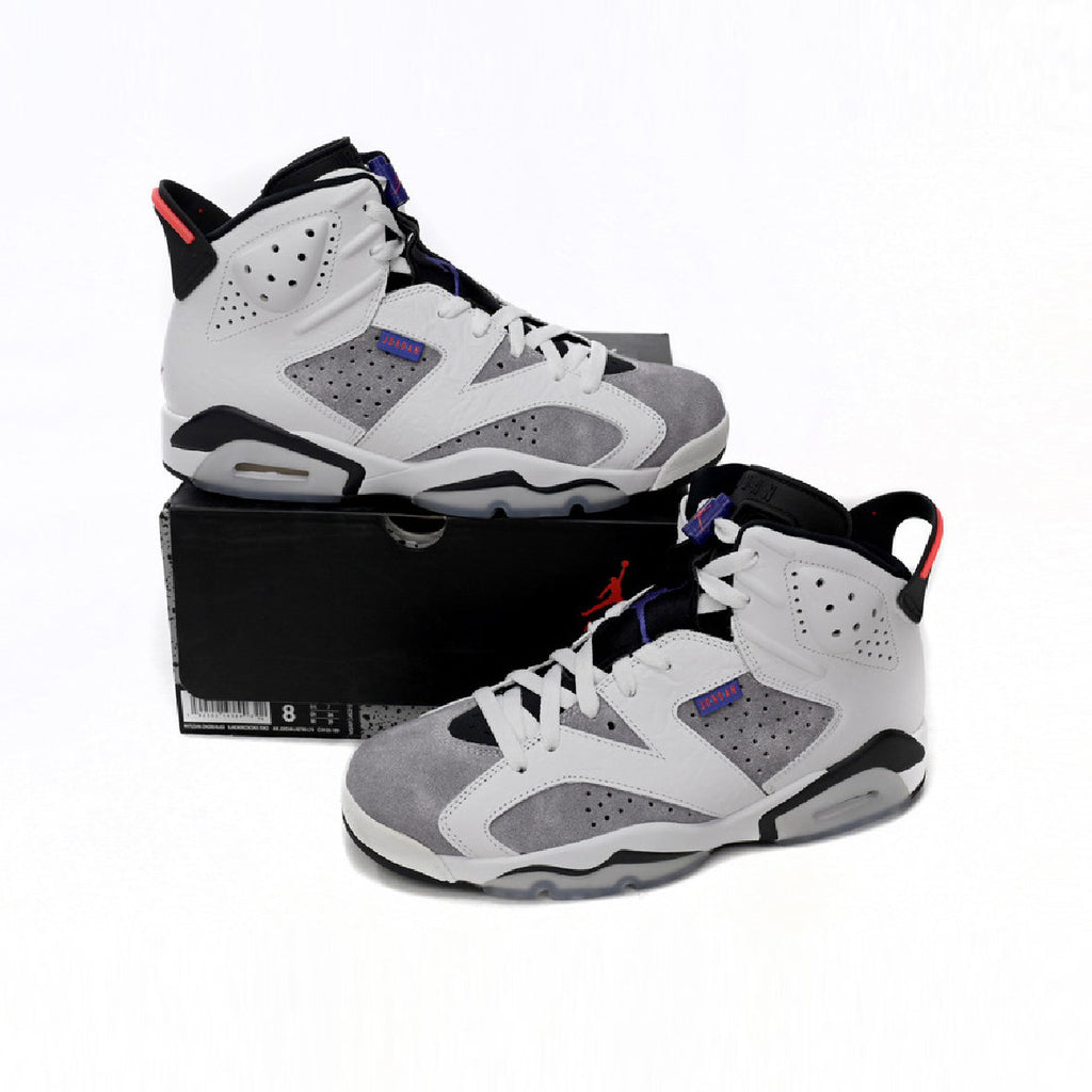 Nike Air Jordan 6 Grau Violett Herren Sneaker Alte
