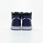 Nike Air Jordan 1 High Retro Violett Court und Weiß in Leder