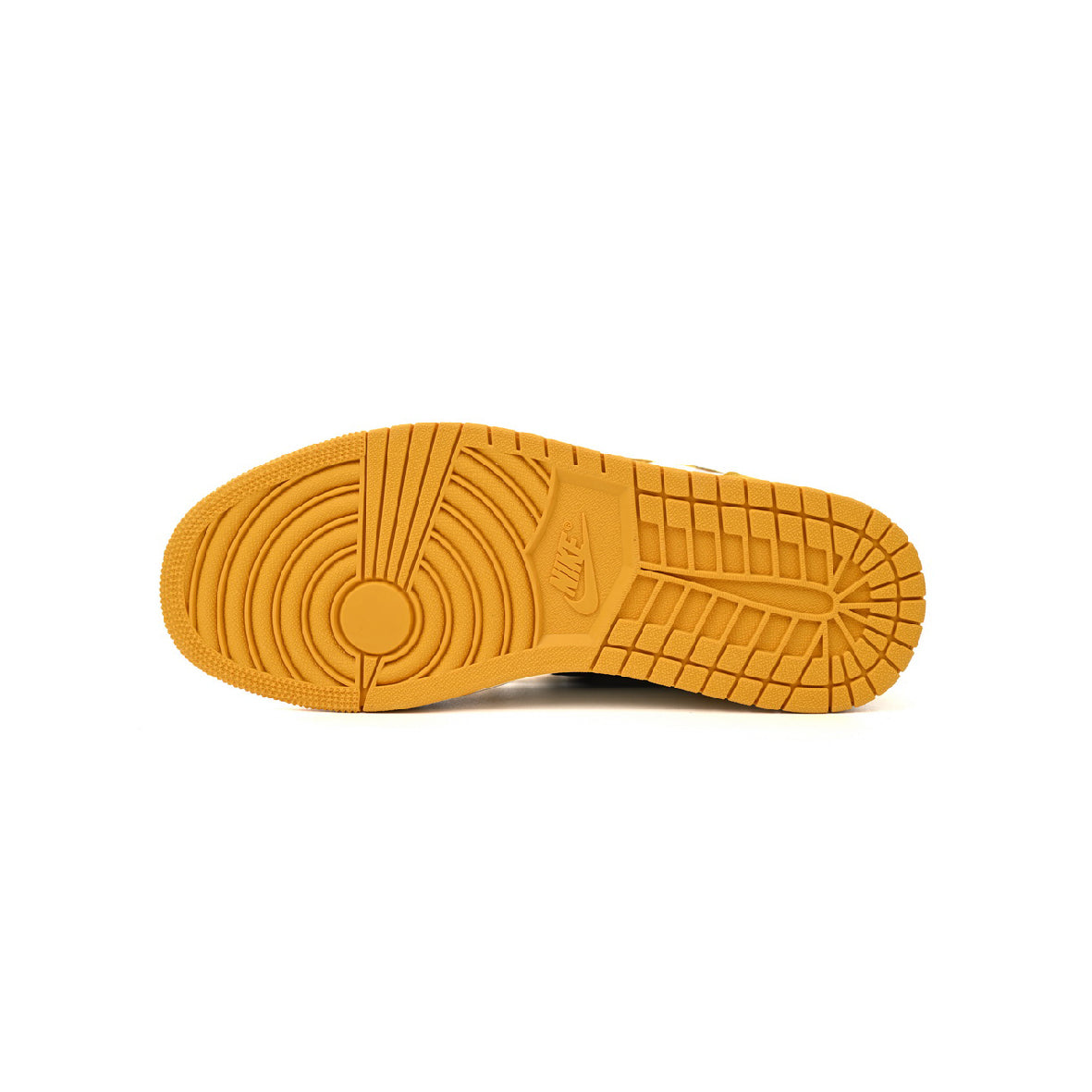 Nike Air Jordan 1 Hoch Gelb Ocra Leder Premium