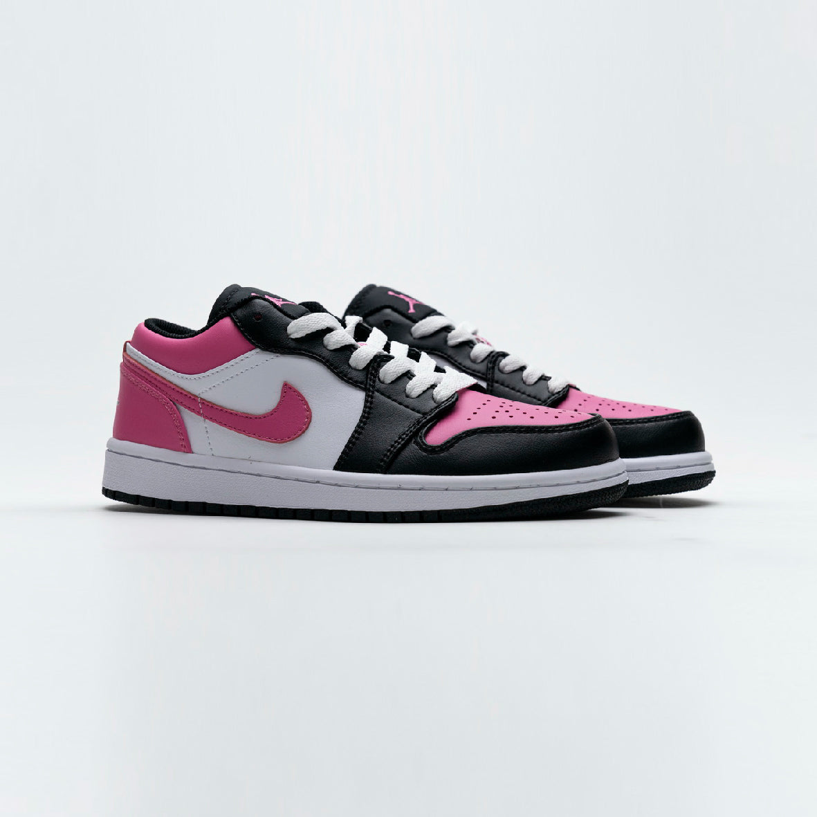 Nike Air Jordan 1 Low GS Schwarz Weiß Rosa Pinksicle