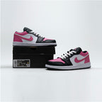 Nike Air Jordan 1 Low GS Schwarz Weiß Rosa Pinksicle