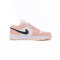 Nike Air Jordan 1 Low Rosa Weiß Schwarz Artic Powder