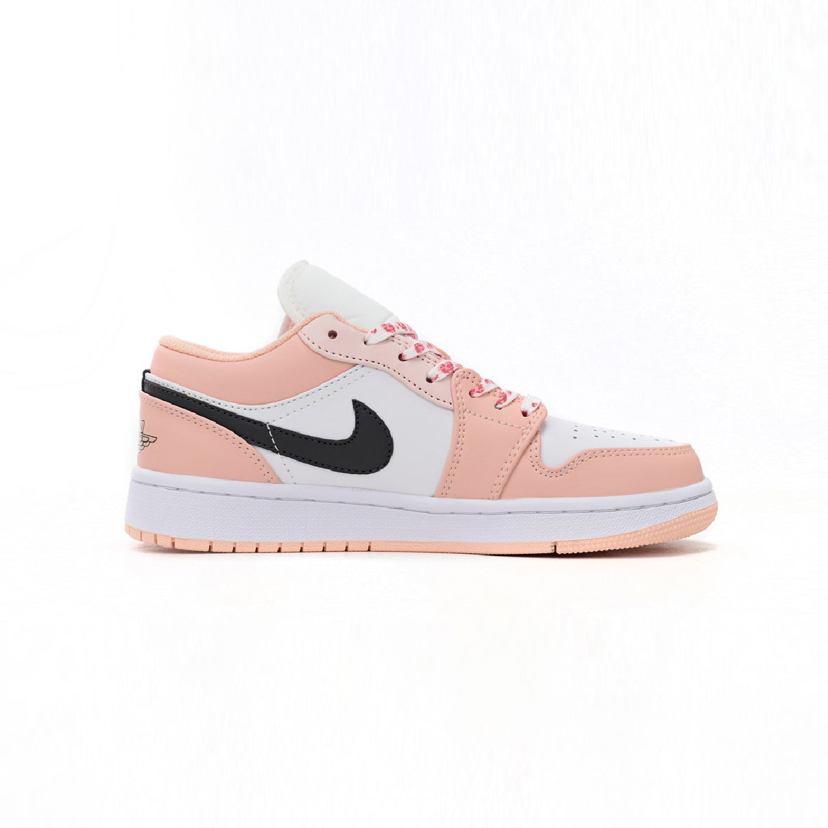 Nike Air Jordan 1 Low Rosa Weiß Schwarz Artic Powder