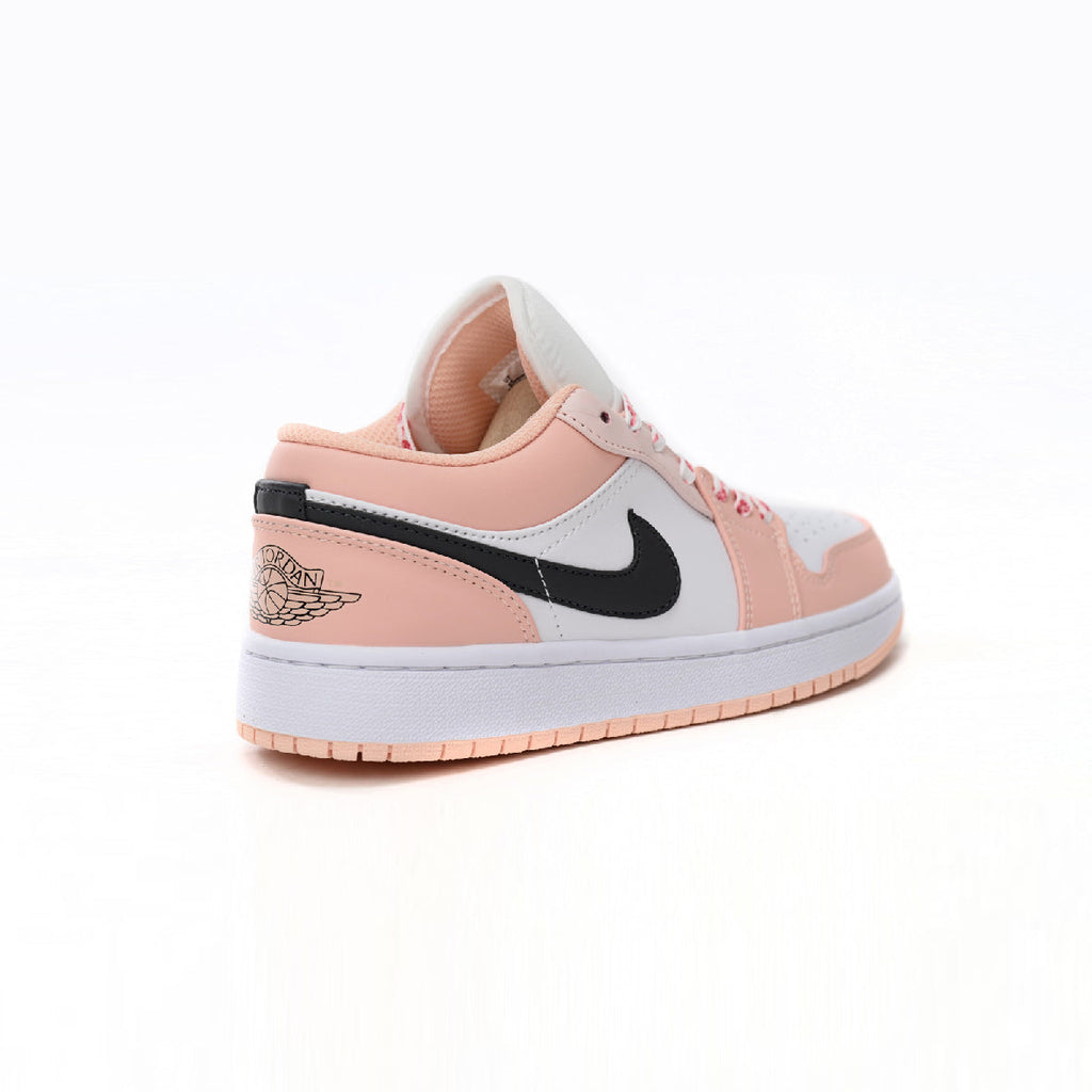 Nike Air Jordan 1 Low Rosa Weiß Schwarz Artic Powder