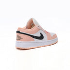 Nike Air Jordan 1 Low Rosa Weiß Schwarz Artic Powder