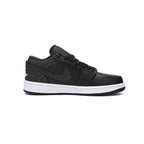Nike Air Jordan 1 Low Schwarz Leder Print Elephant