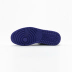 Nike Air Jordan 1 High Retro Violett Court und Weiß in Leder