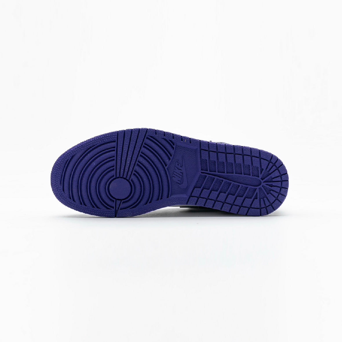 Nike Air Jordan 1 High Retro Violett Court und Weiß in Leder