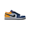 Nike Air Jordan 1 Low Blau Gelb Orange Leder Premium
