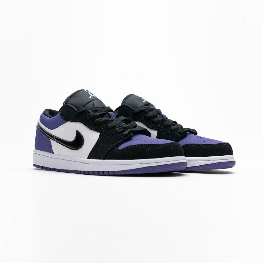 Nike Air Jordan 1 Low Violett Court Leder Premium