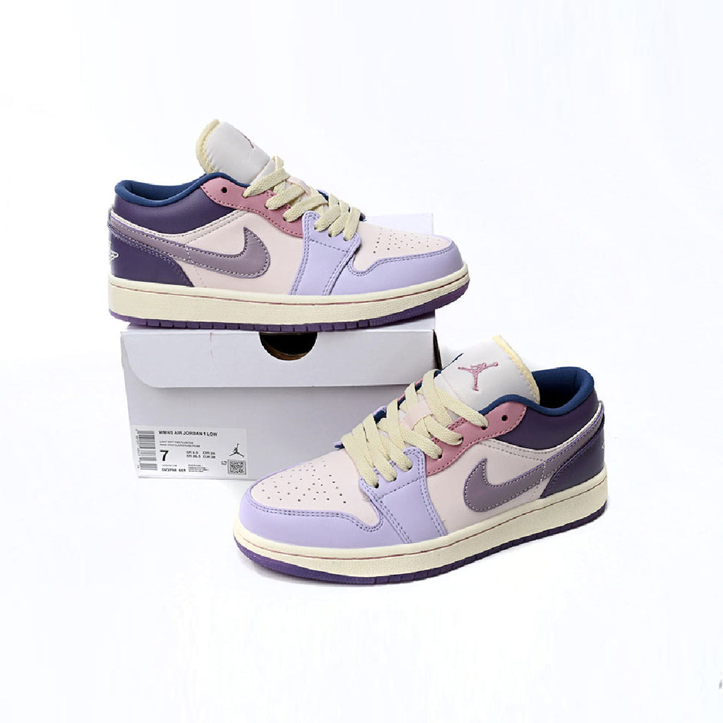 Nike Air Jordan 1 Low Multicolore Pastello Leder Premium