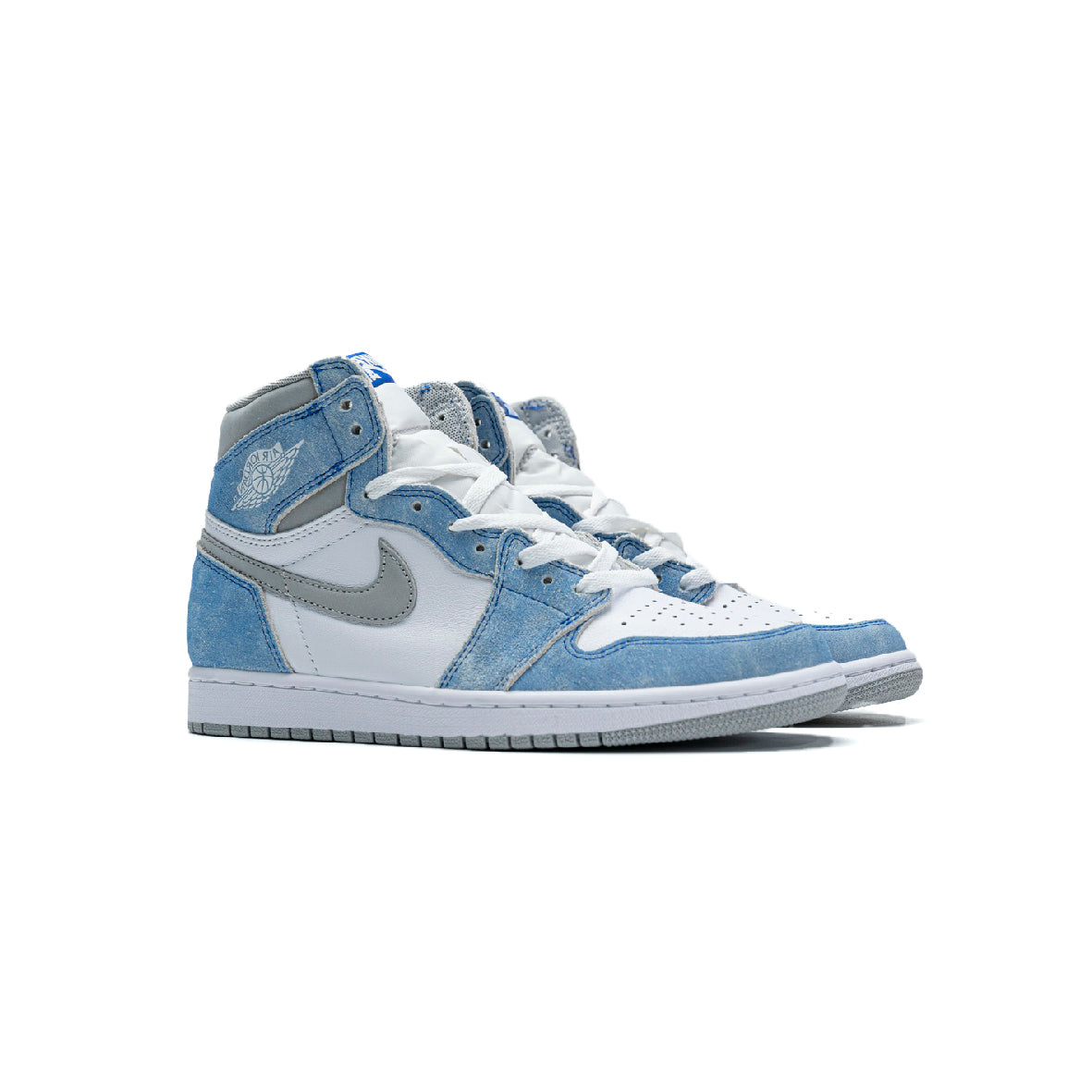 Nike Air Jordan 1 High Hyper Royal Hellblau und Weiß