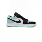 Nike Air Jordan 1 Low Grün Menta Schwarz Weiß Leder Premium