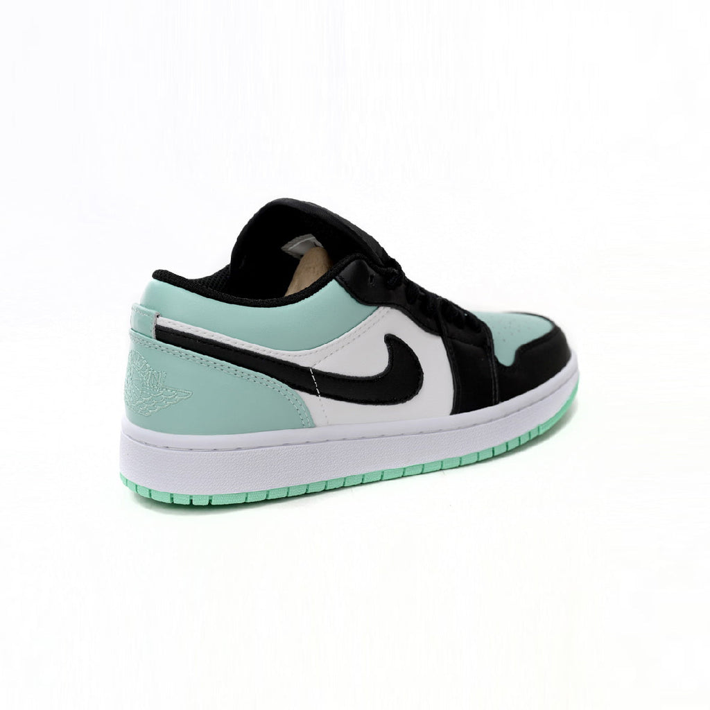 Nike Air Jordan 1 Low Grün Menta Schwarz Weiß Leder Premium