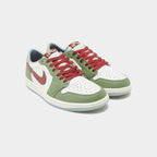 Nike Air Jordan 1 Low OG Grün Rot Leder Anno der Drago