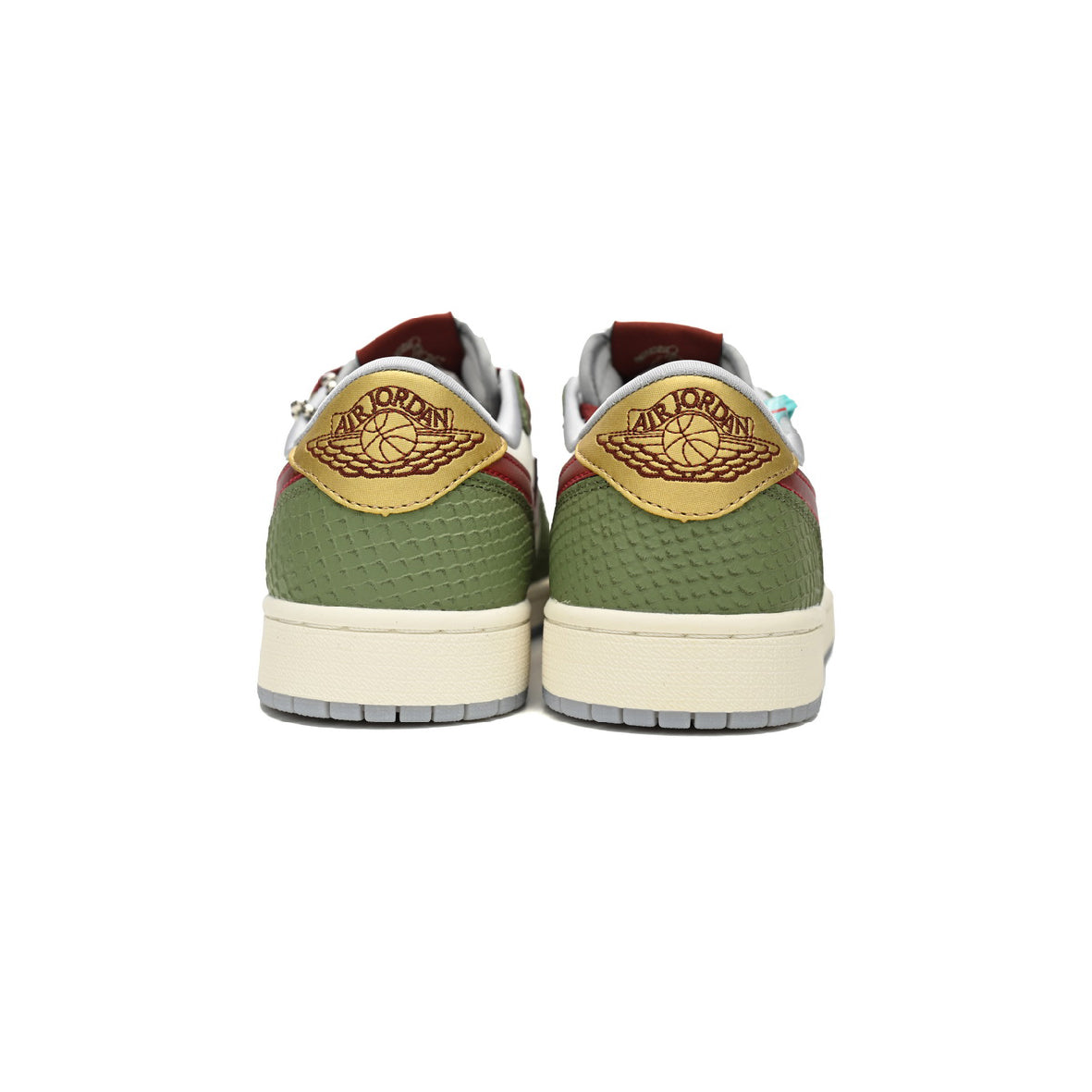 Nike Air Jordan 1 Low OG Grün Rot Leder Anno der Drago