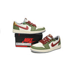 Nike Air Jordan 1 Low OG Grün Rot Leder Anno der Drago