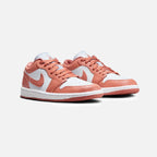 Nike Air Jordan 1 Low Rosa Salmone Weiß Leder Premium
