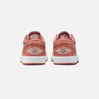 Nike Air Jordan 1 Low Rosa Salmone Weiß Leder Premium